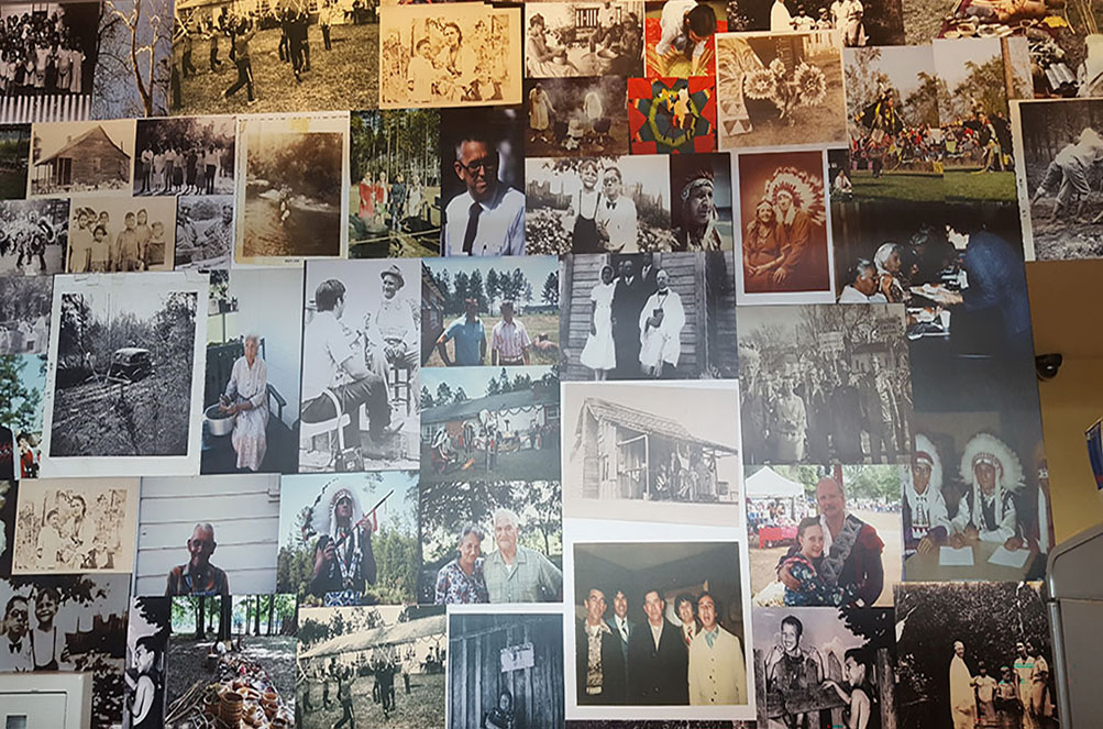 Mural wall pic inside the Wetumpka Truck Stop