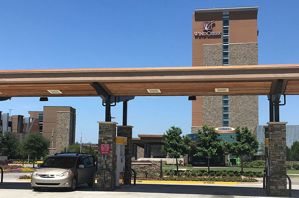 Wetumpka Truck Stop gas pumps